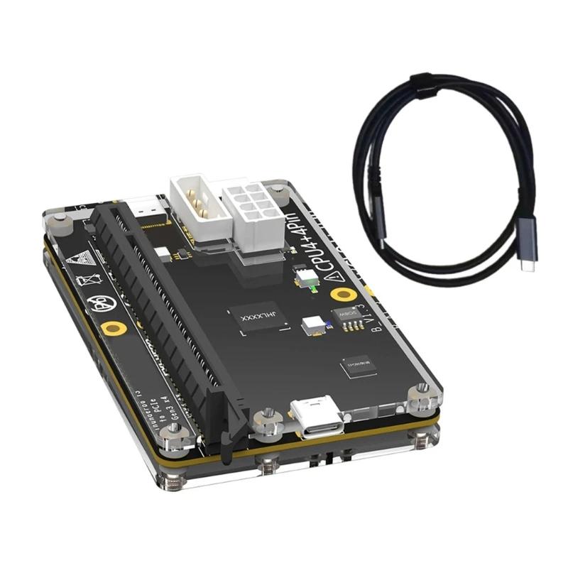 PCIE 22Gbps GPU Dock ܺ ׷ ī ŷ ̼ USB4 60/100cm Ȯ ̺ Dropship